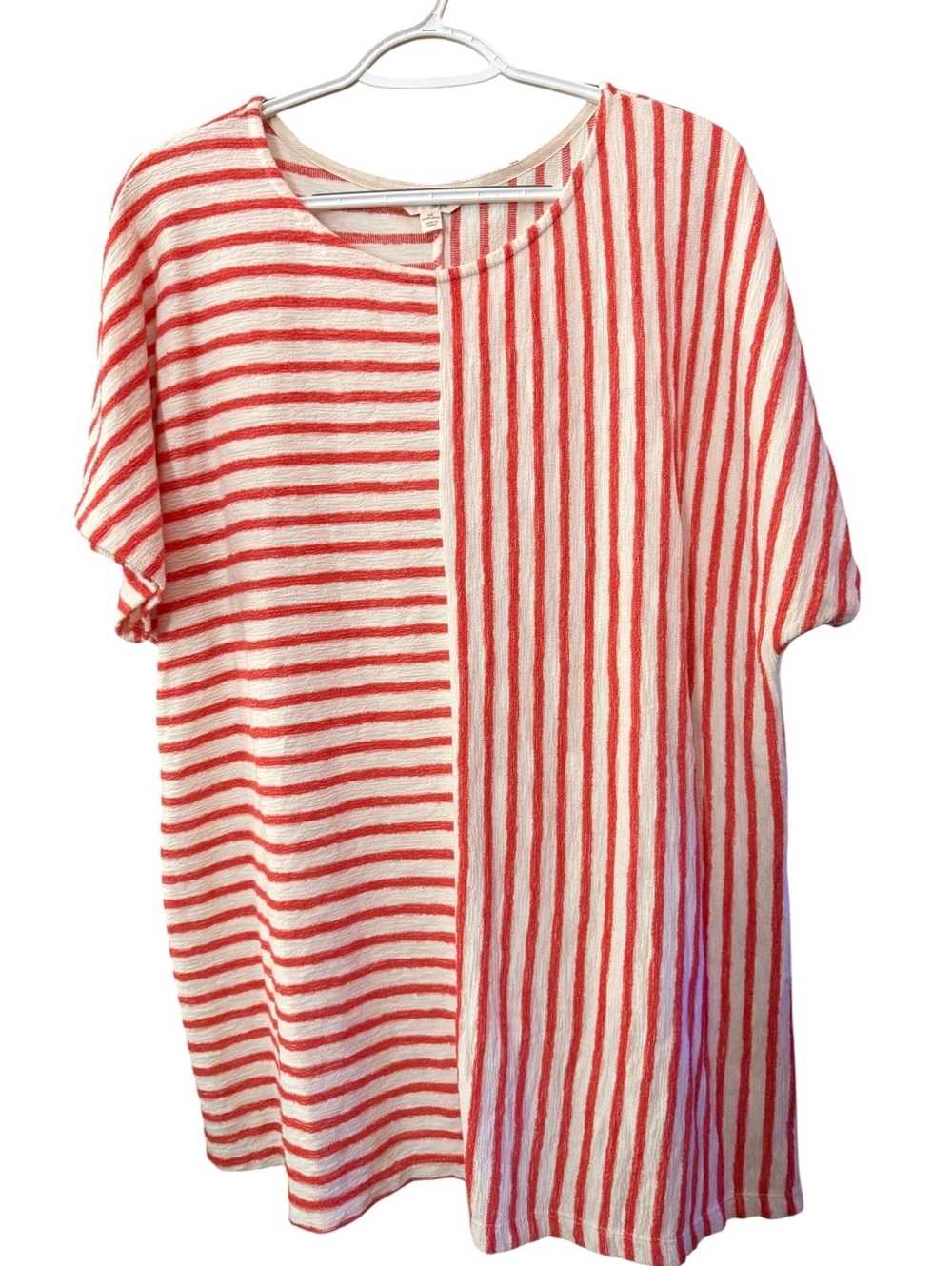 Terra & Sky Orange & White Top 1X